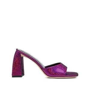 By Far Michele Disco Leather Mules - NWT